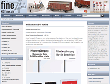 Tablet Screenshot of h0fine.com